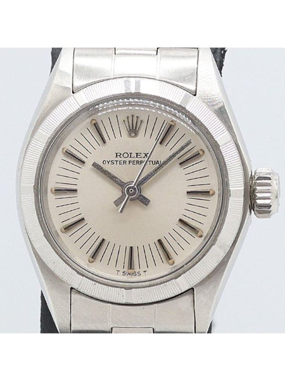 Rolex Oyster Perpetual Automatic Winding White Dial Watch